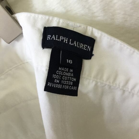 Ralph Lauren Girl White Shorts - Picture 3 of 15